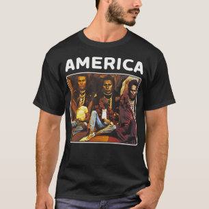 America America Album Rock Band T-Shirt