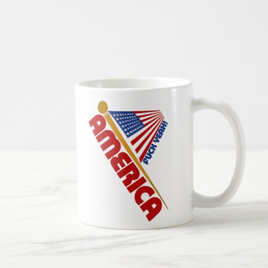 America american flag coffee mug