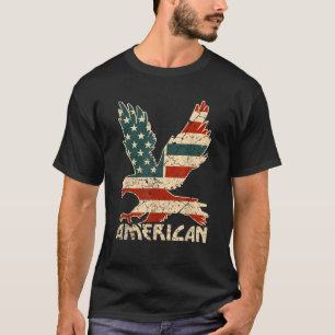 America American Flag USA Eagle Patriot July 4th T-Shirt