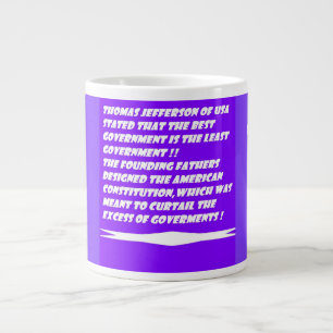 America and truth pipes a joke type thing large coffee mug