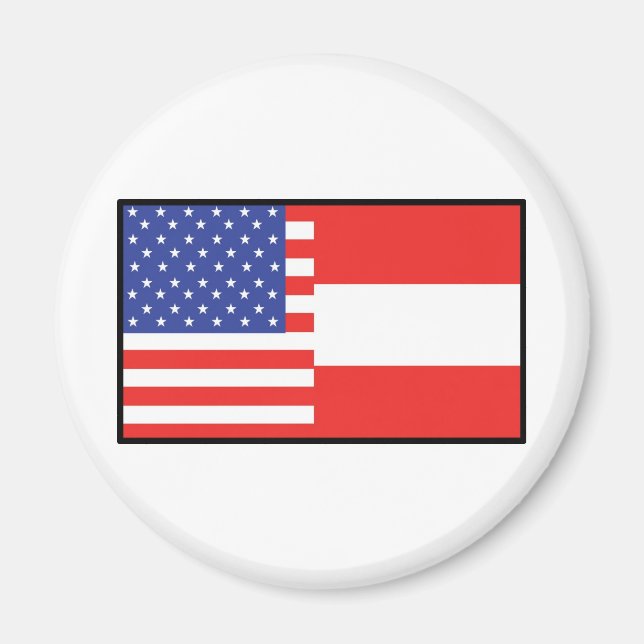 America Austria Magnet (Front)