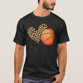 America Basketball Game Day Vibes Basketball Mum L T-Shirt