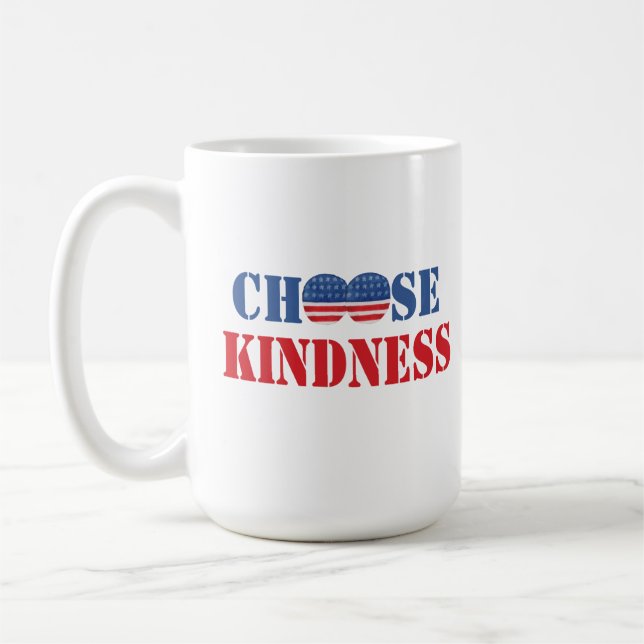 America Be Kind Mug - Choose Kindness Gift (Left)