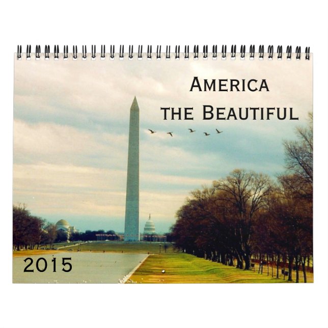america beautiful 2015 calendar (Cover)
