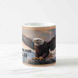 America Beautiful eagle coffee mug