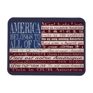 America Belongs to All of Us Magnet