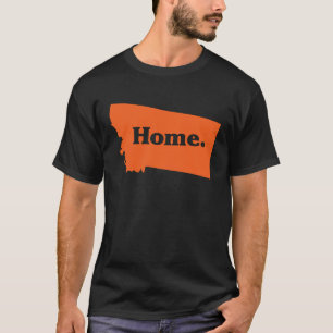 America Big Sky Montana Home Map T-Shirt