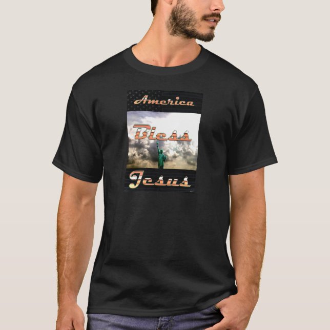 America Bless Jesus T-Shirt (Front)