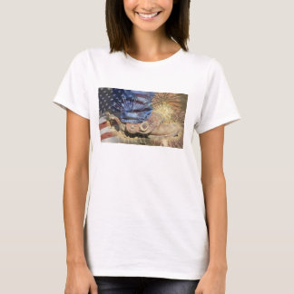 America - Boots & Fireworks T-Shirt