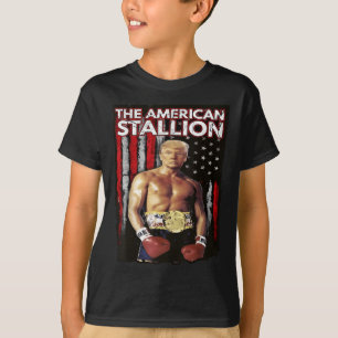 America Boxer Trump Rocky Trump Meme Trump 2024 , T-Shirt