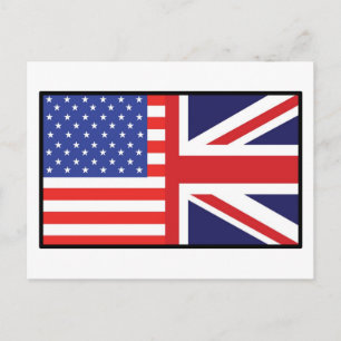 America Britain Postcard