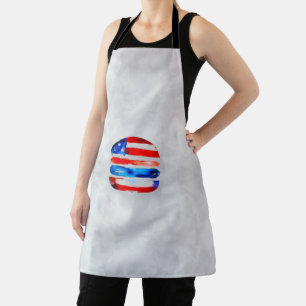 America Burger (White Painting No. 3) Apron