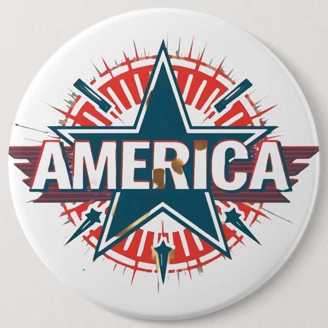  AMERICA  button Buttons (Front)