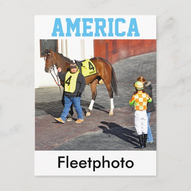 America by AP Indy Postcard (Front)