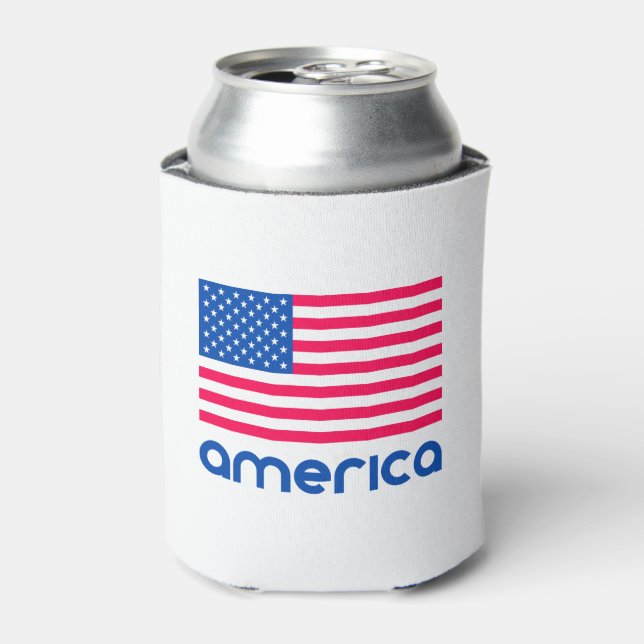 America Can Cooler (Can Front)