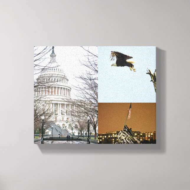 America Canvas Print (Front)