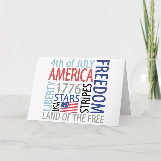 America Card (Front)