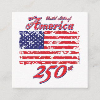 America Celebrates 250 years Enclosure Card