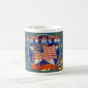 'AMERICA COFFEE' MUG VINTAGE SOURCE MATERIAL
