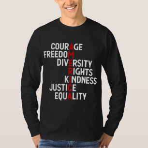 America Courage Freedom Diversity Rights Kindness  T-Shirt