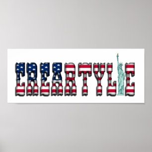America creartylic poster
