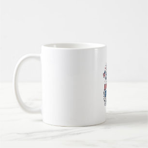 America Dental Squad Patriotic Tooth Vector Design Coffee Mug