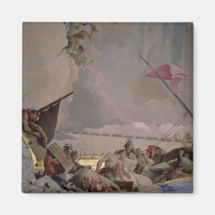 America, detail from The Glory of Spain II Magnet