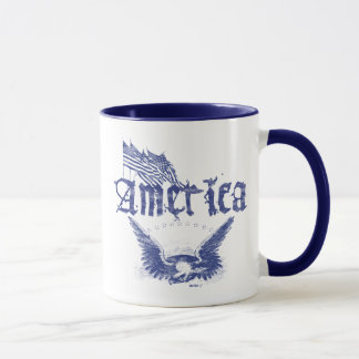 America Eagle 1 Blu Mug