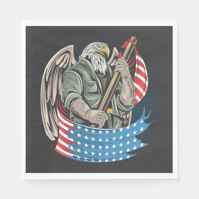 America Eagle   Napkin (Front)