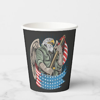 America Eagle Paper Cups