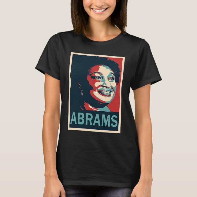 America Election Abrams Stacey  Awesome Women Men T-Shirt (Front)