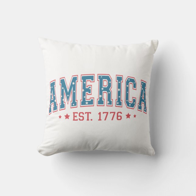 America Est 1776 Cushion (Front)