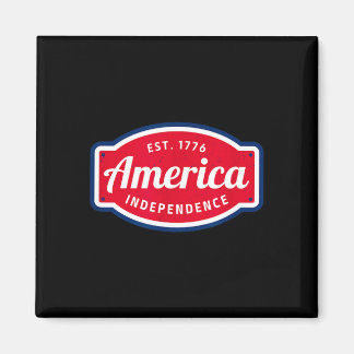 America est 1776 independence 4th of july magnet