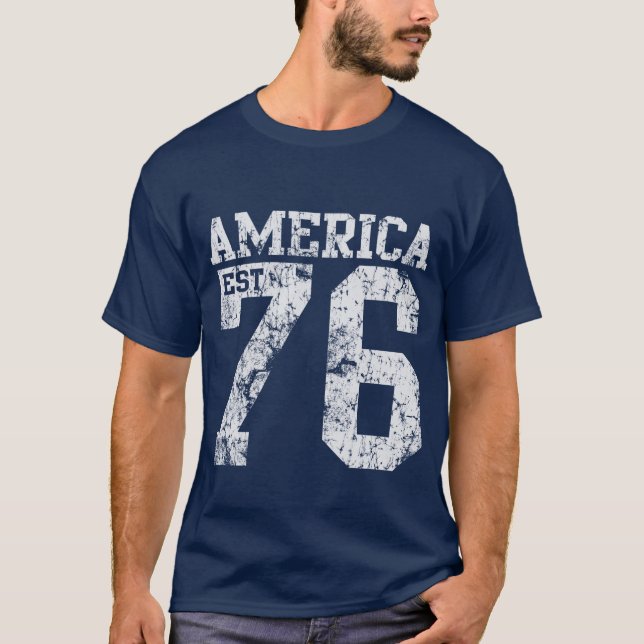 America Est 1776 t shirt (Front)
