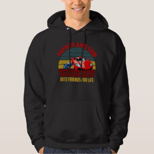 America Father and Son Best Friend for Life Car ve Hoodie