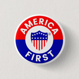 America First Committee Campaign Badge 