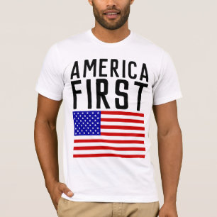 AMERICA FIRST, Patriotic Trump T-shirts