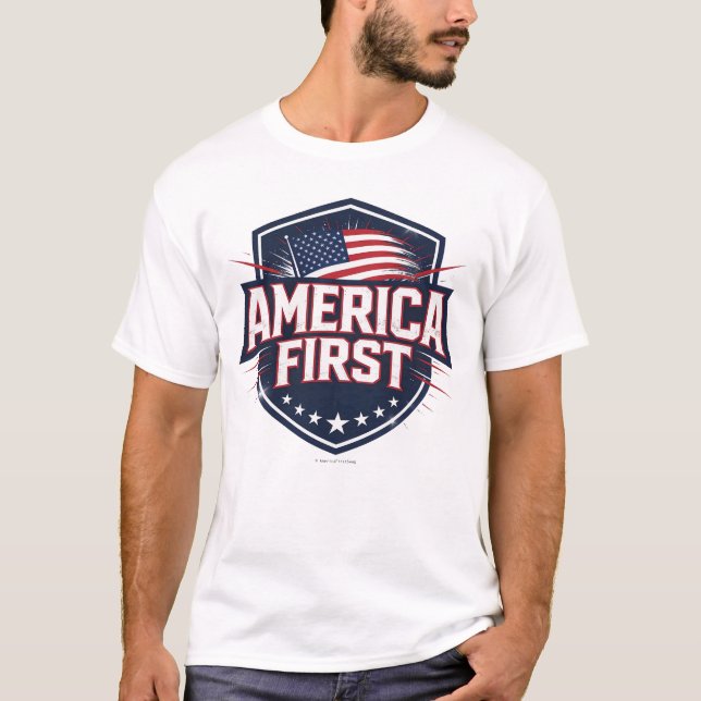 America First -  T-Shirt (Front)
