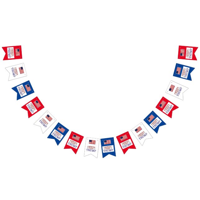 America First Trump Banner Flags (All)