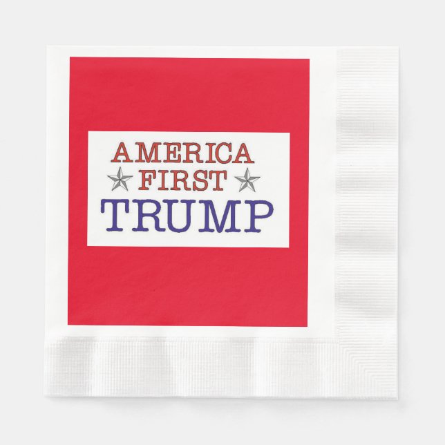 America First Trump Napkins (Front)