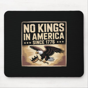 America Flag 4th July Decor No Kings In America Si Mouse Mat