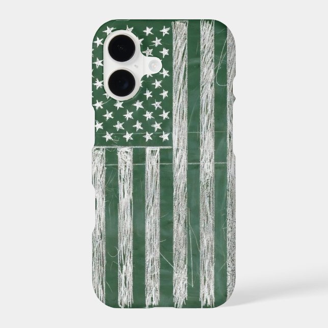 America Flag Chalkboard Art (Drawing No. 3) (Back)