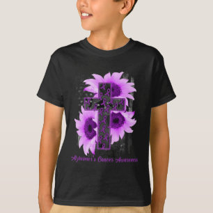 America Flag Christian Cross Ribbon Heimerheimer C T-Shirt