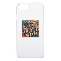 America Flag  Decor No Kings In America Since 1776