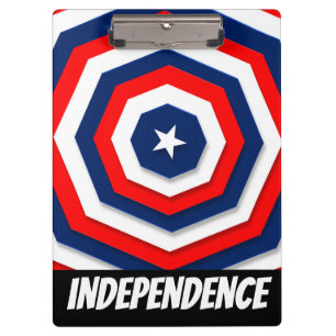 America Flag Design Clipboard