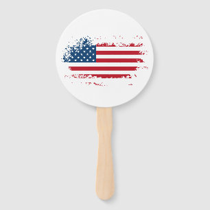 America Flag Hand Fans