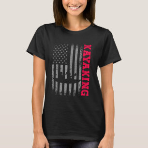 America Flag Kayak For Men Women T-Shirt