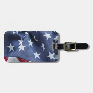 America flag luggage tag