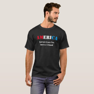 AMERICA Forever I Stand Graphic Novelty Tee