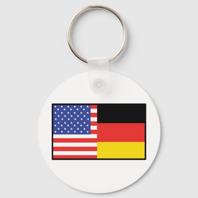 America Germany Key Ring (Front)
